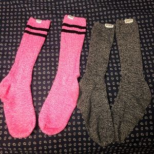 PINk knee high socks